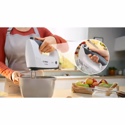 Bosch MFQ37400 Sbattitore ErgoMixx 750 W Bianco, grigio - Vista aggiuntiva 5
