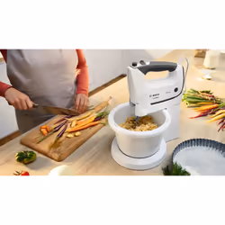 Bosch MFQ37490 Sbattitore ErgoMixx 750 W Bianco, grigio - Vista aggiuntiva 4