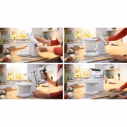 Bosch MFQ37490 Sbattitore ErgoMixx 750 W Bianco, grigio - Vista aggiuntiva 5