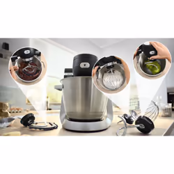 Bosch Serie 6 MUMS6ZS17 Macchina da Cucina 1600 W Nero, Inox spazzolato - Vista aggiuntiva 6