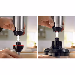 Bosch Serie 6 MSM6M621 frullatore 0,5 L Frullatore ad immersione 1000 W Nero, Acciaio inox - Vista aggiuntiva 6