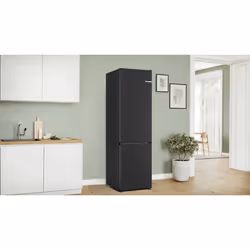 Bosch Serie 4 KGN392XCF frigorifero con congelatore Libera installazione 363 L C Nero - Vista aggiuntiva 4