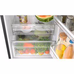 Bosch Serie 4 KGN392XCF frigorifero con congelatore Libera installazione 363 L C Nero - Vista aggiuntiva 5