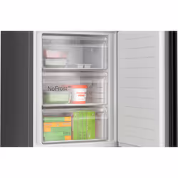Bosch Serie 4 KGN392XCF frigorifero con congelatore Libera installazione 363 L C Nero - Vista aggiuntiva 8