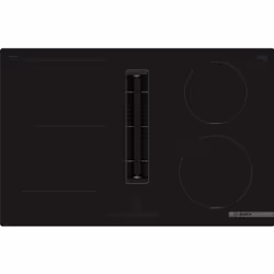 Bosch Serie 6 PVS801B16E Serie 4 Piano a induzione con cappa integrata 80 cm flush mount Classe B, Nero, Da incasso, 80 cm, P ...