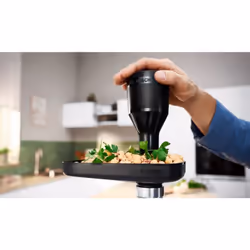 Bosch MFWS440B tritacarne 1900 W Nero, Argento - Vista aggiuntiva 5