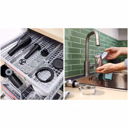Bosch MFWS440B tritacarne 1900 W Nero, Argento - Vista aggiuntiva 8