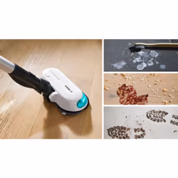 Bosch Scopa elettrica lavapavimenti 2in1 Unlimited 7 ProHygienic Aqua Bianco - Vista aggiuntiva 4
