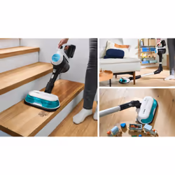 Bosch Scopa elettrica lavapavimenti 2in1 Unlimited 7 ProHygienic Aqua Bianco - Vista aggiuntiva 8