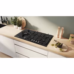 Bosch Serie 8 PRS9A6H40 piano cottura Nero Da incasso 90 cm Gas 5 Fornello(i) - Vista aggiuntiva 4