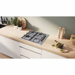 Bosch Serie 2 PBP6B5K80 piano cottura Acciaio inox Da incasso 60 cm Gas 4 Fornello(i) - Vista aggiuntiva 4