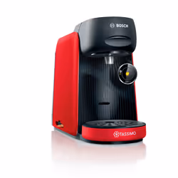 Bosch TAS163E, Macchina per caffè a capsule, 0,7 L, Capsule caffè, 1400 W, Nero, Rosso