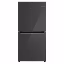Bosch Serie 4 KMC85LEEA, Libera installazione, Porta francese, Grigio, Vetro, Frigorifero Americano, 547 L
