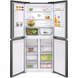 Bosch Serie 4 KMC85LEEA frigorifero side-by-side Libera installazione 547 L E Grigio