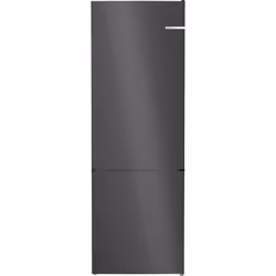Bosch Serie 4 KGN492XCF, 440 L, SN-T, 11 kg/24h, C, Compartimento zona fresca, Nero, Acciaio inox