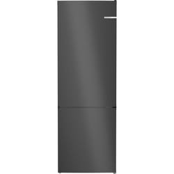 Bosch Serie 4 KGN492XCF frigorifero con congelatore Libera installazione 440 L C Nero, Acciaio inox