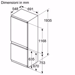 Bosch Serie 2 KBN965SE0 frigorifero con congelatore Da incasso 383 L E Bianco - Vista aggiuntiva 8