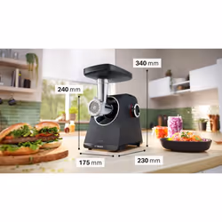 Bosch Serie 4 MFWS450B tritacarne 500 W Nero - Vista aggiuntiva 4