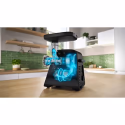 Bosch Serie 6 tritacarne 2100 W Nero, Argento - Vista aggiuntiva 4
