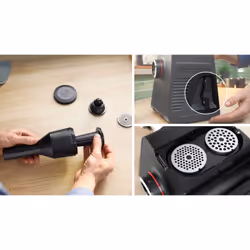 Bosch Serie 6 tritacarne 2100 W Nero, Argento - Vista aggiuntiva 6