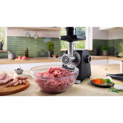 Bosch Serie 6 tritacarne 2100 W Nero, Argento - Vista aggiuntiva 7