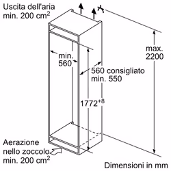 Bosch Serie 4 KIN862SE0 frigorifero con congelatore Da incasso 260 L E - Vista aggiuntiva 6
