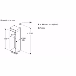 Bosch Serie 2 KIN965SE0 frigorifero con congelatore Da incasso 290 L E Bianco - Vista aggiuntiva 6
