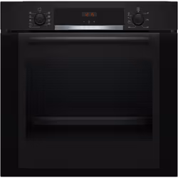 Bosch Serie 4 HBA334EB3 Forno da incasso 60 x 60 cm Nero Classe A+, Media, Forno elettrico, 71 L, 3400 W, 71 L, Ventilato
