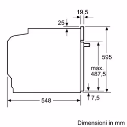 Bosch Serie 4 HBA334EB3 Forno da incasso 60 x 60 cm Nero Classe A+