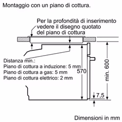 Bosch Serie 4 HRG532BS3 Forno con vapore da incasso 60 x 60 cm Acciaio Classe A+ - Vista aggiuntiva 4