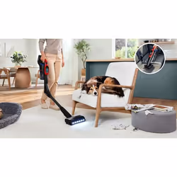 Bosch BCS1041PET Scopa elettrica, Unlimited 10 ProAnimal, Rosso - Vista aggiuntiva 4