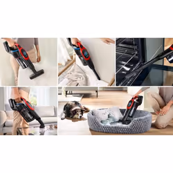 Bosch BCS1041PET Scopa elettrica, Unlimited 10 ProAnimal, Rosso - Vista aggiuntiva 6