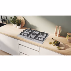 Bosch Serie 4 PGQ7B5K90 , Piano cottura a gas, 75 cm, Acciaio inox - Vista aggiuntiva 5