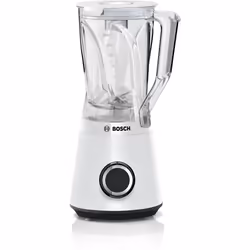 Bosch MMB6141W, Frullatore da tavolo, 1,5 L, Funzione PULSE, Tritaghiaccio, 1 m, 1200 W