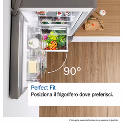 Bosch Serie 6 KGN494ICF , Frigorifero combinato da libera installazione, 203 x 70 cm, Acciaio spazzolato anti-impronta Classe C - Vista aggiuntiva 8
