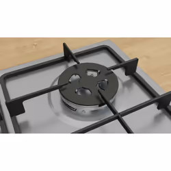 Bosch Serie 4 PGH6B5K60 , Piano cottura a gas, 60 cm, Acciaio inox