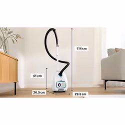 Bosch Serie 4 Aspirapolvere con sacco ProHygienic Bianco - Vista aggiuntiva 7