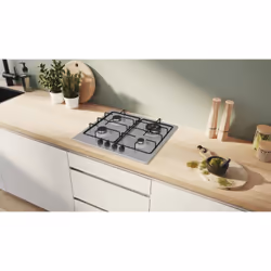 Bosch Serie 4 PGH6B5K80 piano cottura Acciaio inox Da incasso 60 cm Gas 4 Fornello(i) - Vista aggiuntiva 4