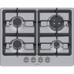 Bosch Serie 4 PGH6B5K90 , Piano cottura a gas, 60 cm, Acciaio inox - Vista aggiuntiva 2