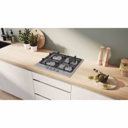 Bosch Serie 4 PGH6B5K90 , Piano cottura a gas, 60 cm, Acciaio inox - Vista aggiuntiva 6
