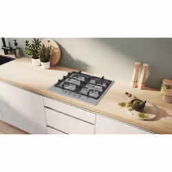 Bosch Serie 4 PGP6B5K90 , Piano cottura a gas, 60 cm, Acciaio inox - Vista aggiuntiva 5