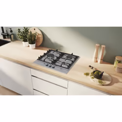 Bosch Serie 6 PCC6A5I90 piano cottura Acciaio inox Da incasso 60 cm Gas 3 Fornello(i) - Vista aggiuntiva 4