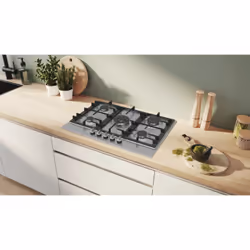 Bosch Serie 6 PCQ7A5I95 piano cottura Acciaio inox Da incasso Gas 5 Fornello(i) - Vista aggiuntiva 4