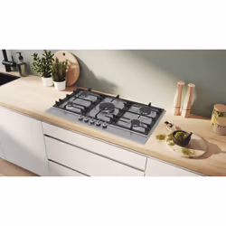 Bosch Serie 6 PCR9A5I90 , Piano cottura a gas, 90 cm, Acciaio inox - Vista aggiuntiva 5