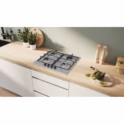 Bosch Serie 6 PGP6B5K80 piano cottura Acciaio inox Da incasso 58 cm Gas 4 Fornello(i) - Vista aggiuntiva 4