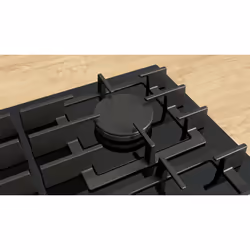 Bosch Serie 6 PPM9A6I40 , Piano cottura a gas, 90 cm, Vetro temperato, Nero