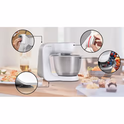 Bosch Serie 4 MUM58200 robot da cucina 1000 W 3,9 L Bianco - Vista aggiuntiva 4