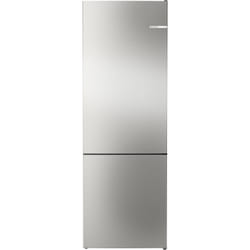 Bosch Serie 4 KGN492IAF , Frigorifero combinato da libera installazione, 203 x 70 cm, Acciaio spazzolato anti-impronta Classe A
