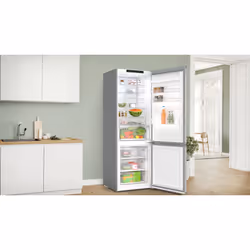 Bosch Serie 4 KGN492IAF , Frigorifero combinato da libera installazione, 203 x 70 cm, Acciaio spazzolato anti-impronta Classe A