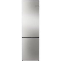 Bosch Serie 4 KGN392I1F , Frigorifero combinato da libera installazione, 203 x 60 cm, Acciaio spazzolato anti-impronta Classe A